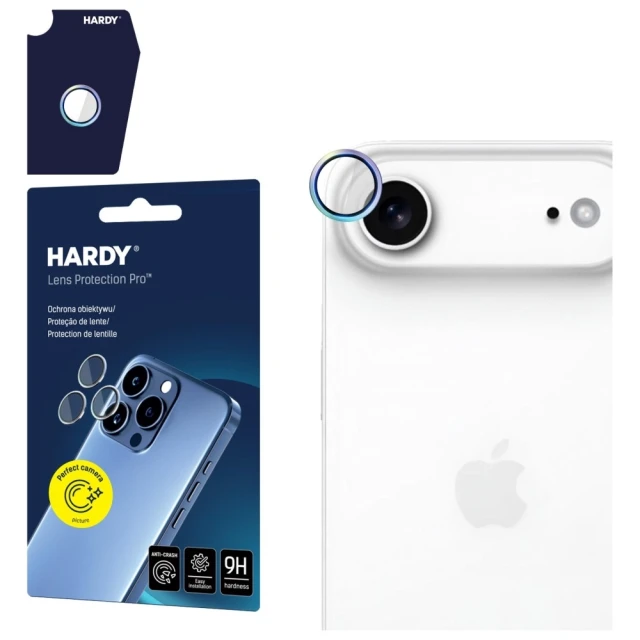 Захисне скло 3mk для камери iPhone 17 Air Hardy Lens Protection Pro Multicolor (5903108664462)