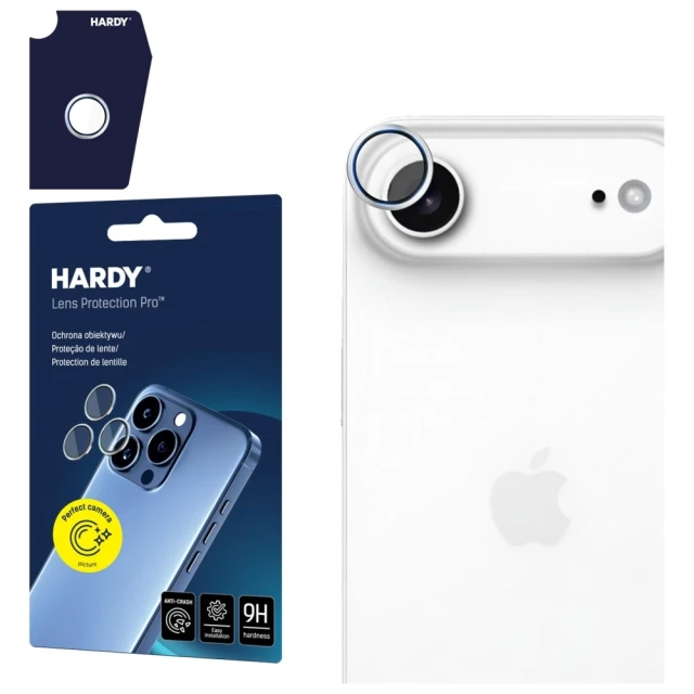 Захисне скло 3mk для камери iPhone 17 Air Hardy Lens Protection Pro Silver (5903108664486)