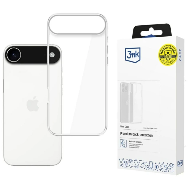 Чохол 3mk Clear Case для iPhone 17 Air Transparent (5903108664554)