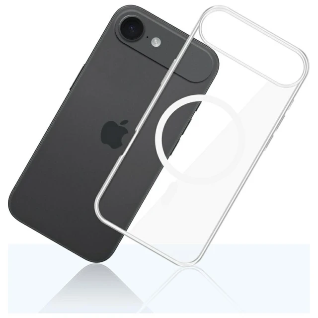 Чохол 3mk Clear MagCase для iPhone 17 Air Transparent with MagSafe (5903108664585)