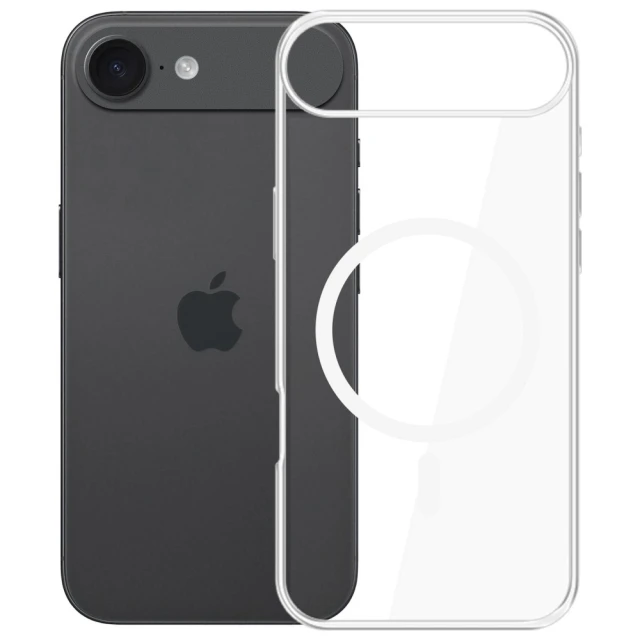 Чохол 3mk Clear MagCase для iPhone 17 Air Transparent with MagSafe (5903108664585)