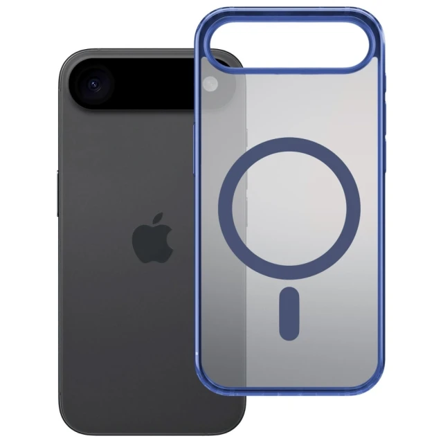 Чохол 3mk Frosty MagCase для iPhone 17 Air Blue with MagSafe (5903108664653)