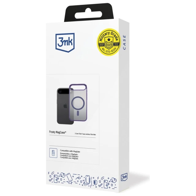 Чохол 3mk Frosty MagCase для iPhone 17 Air Purple with MagSafe (5903108664660)