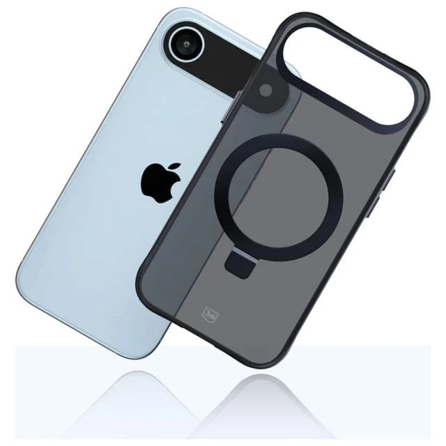 Чохол 3mk Smoke Case Mag&Stand для iPhone Air Black with MagSafe (5903108664738)