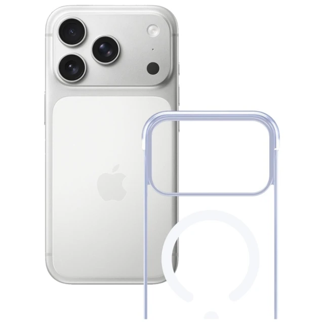 Чохол 3mk Just20g MagCase для iPhone 17 Pro Transparent with MagSafe (5903108664899)