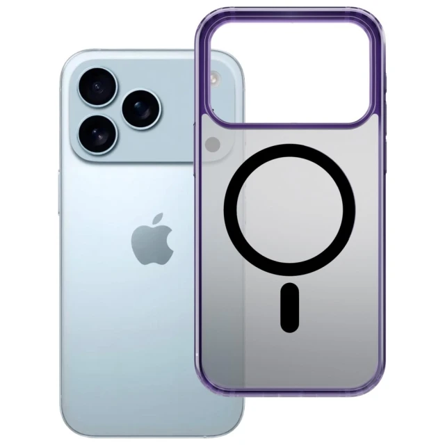 Чохол 3mk Frosty MagCase для iPhone 17 Pro Purple with MagSafe (5903108664936)