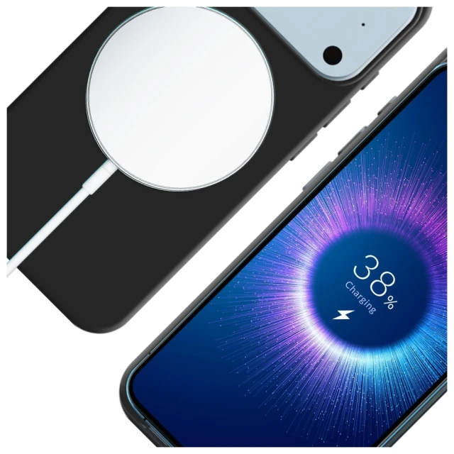 Чохол 3mk Hardy MagSilicone для iPhone 17 Pro Graphite with MagSafe (5903108664950)
