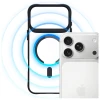 Чехол 3mk Protection Satin Armor MagCase для iPhone 17 Pro Transparent Black with MagSafe (5903108664998)