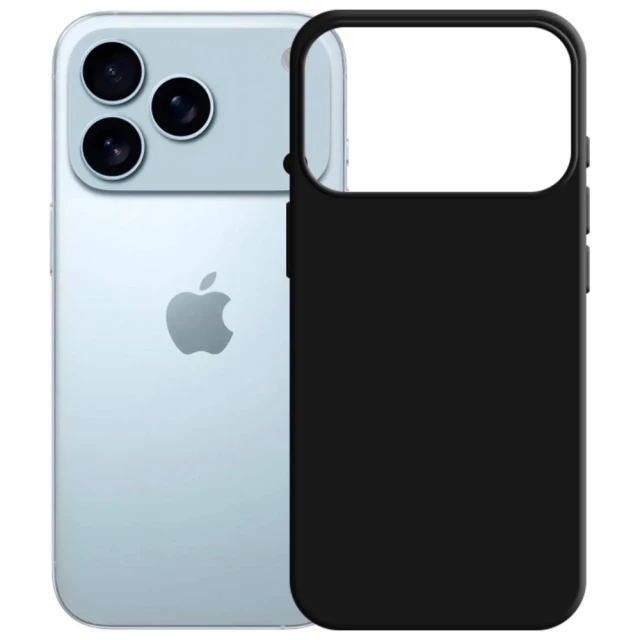Чехол 3mk Silicone Case для iPhone 17 Pro Max Black (5903108665001)