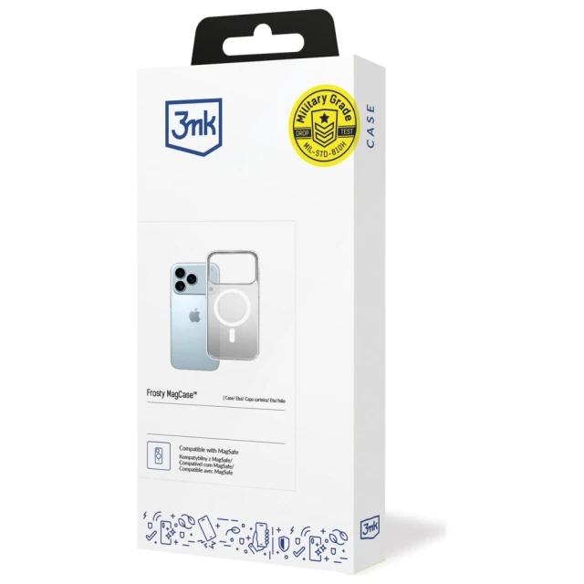 Чохол 3mk Frosty MagCase для iPhone 17 Pro Max White with MagSafe (5903108665148)