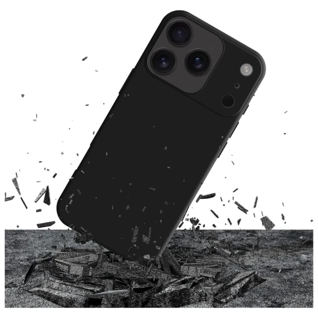 Чохол 3mk Matt Case Pro для iPhone 17 Pro Max Matte Black (5903108665179)