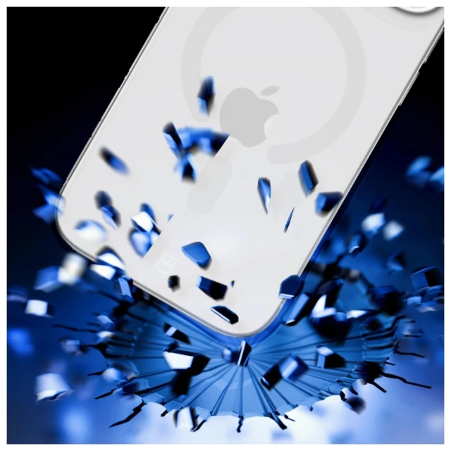 Чехол 3mk Protection Smoke MagCase для iPhone 17 Pro Max Черный полупрозрачный with MagSafe (5903108665209)