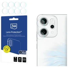 Защитное стекло 3mk для камеры Oppo Reno 14 Pro Lens Protect Transparent (4 pack) (5903108667623)