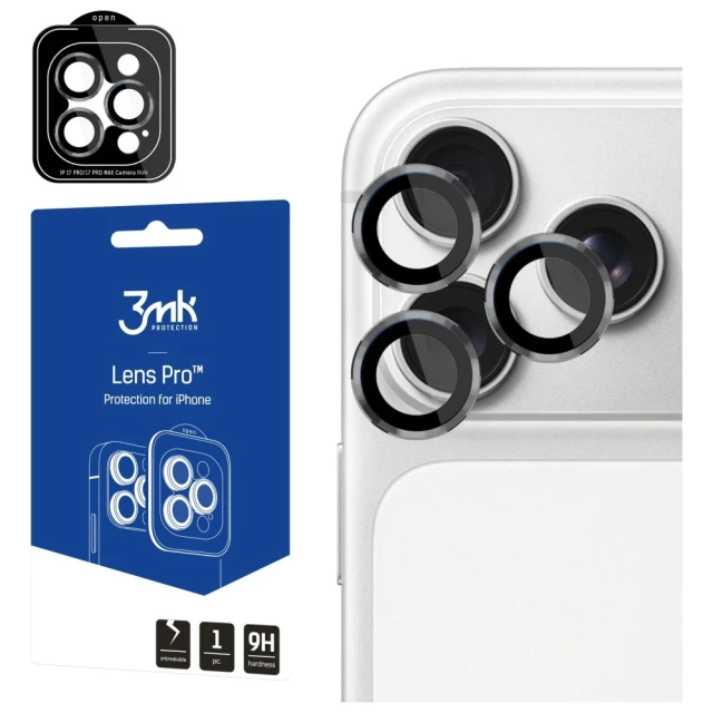 Захисне скло для камери 3mk Lens Protection Pro для iPhone 17 Pro / 17 Pro Max Grey (5903108670036)