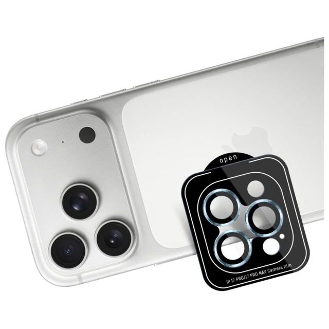 Захисне скло для камери 3mk Protection Lens Protection Pro для iPhone 17 Pro / iPhone 17 Pro Max Light Blue (5903108670043)