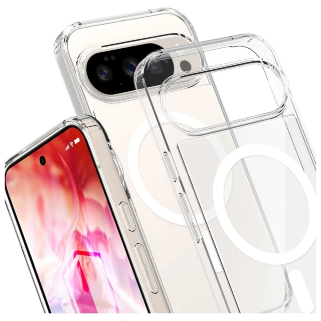 Чохол 3mk Armor MagCase для Google Pixel 10 | 10 Pro Transparent with MagSafe (5903108670289)