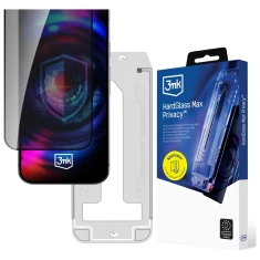Защитное стекло 3mk HardGlass Max Privacy с аппликатором для iPhone 13/13 Pro/14/16E (5903108671750)