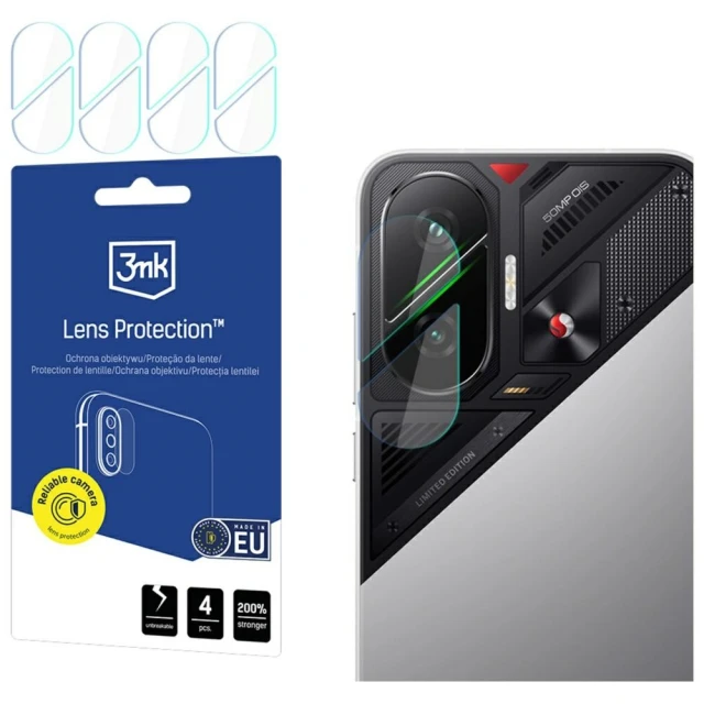 Захисне скло 3mk для камери Xiaomi Poco F7 5G Lens Protect Transparent (4 pack) (5903108673587)