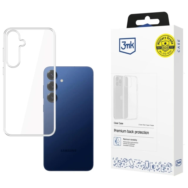 Чохол 3mk Clear Case для Samsung Galaxy S25 FE Clear (5903108673655)