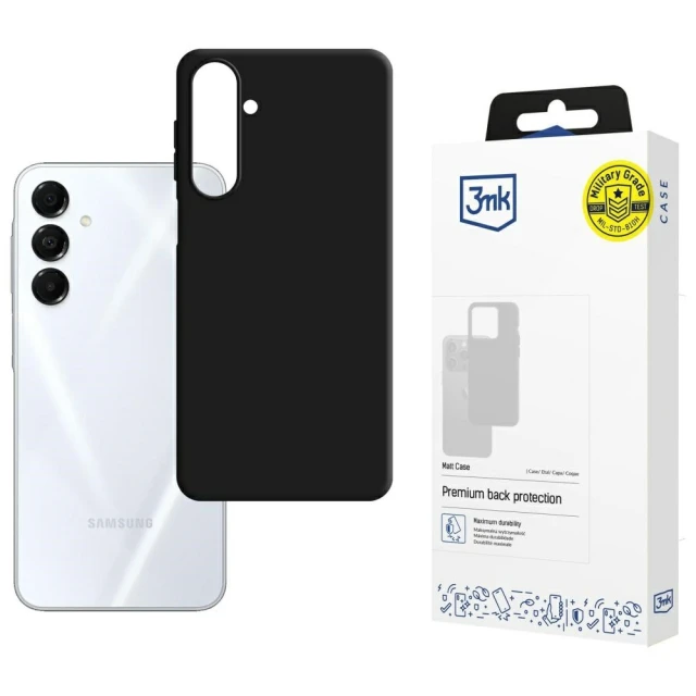 Чохол 3mk Matt Case для Samsung Galaxy A17 5G Black (5903108673761)