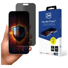 Захисна плівка 3mk Silky Matt Privacy для iPhone 17 Pro Black (5903108675109)