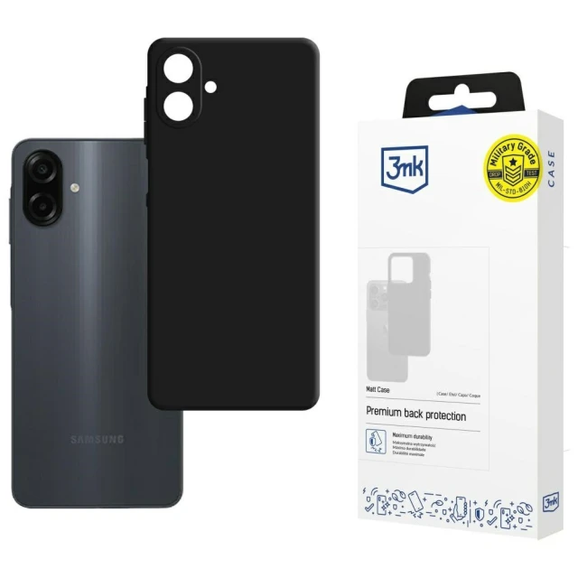 Чохол 3mk Matt Case для Samsung Galaxy A07 4G Black (5903108676236)