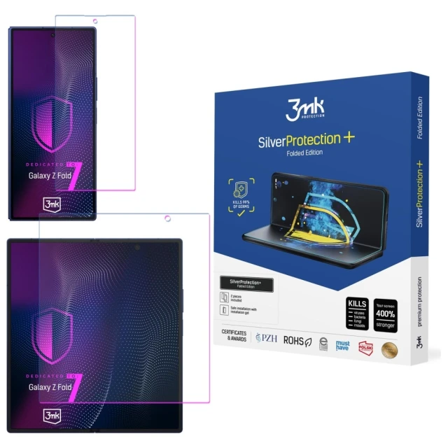 Захисна плівка 3mk SilverProtection+ Folded Edition для Samsung Galaxy Z Fold 7 (5903108676656)