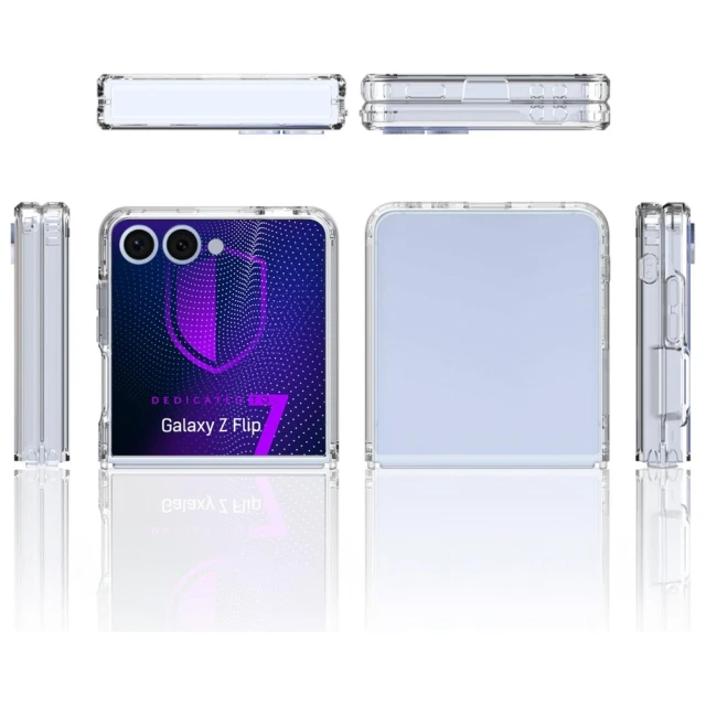 Чохол 3mk Protection Armor Case для Samsung Galaxy Z Flip 7 Transparent (5903108678230)