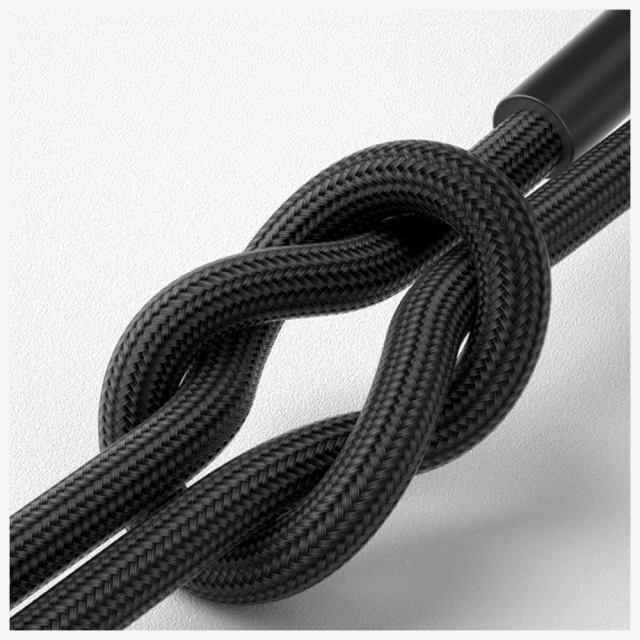 Кабель 3mk Hyper Cable N-Series USB-C to USB-C 2m Rotating Black (5903108680165)