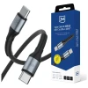 Кабель 3mk Hyper Cable N-Series USB-C to USB-C 1m Black (5903108680202)