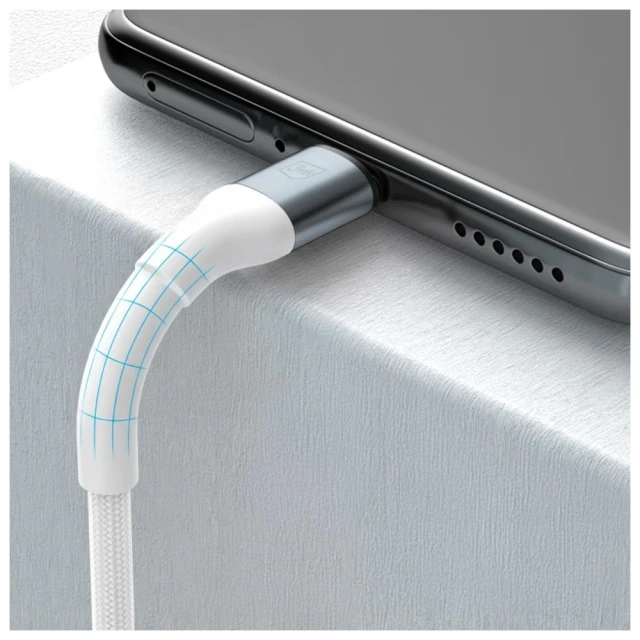 Кабель 3mk Hyper Cable N-Series USB-C to USB-C 1m White (5903108680219)