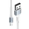 Кабель 3mk Hyper Cable N-SERIES USB-A / MicroUSB 1m 5V/2.4A 12W Білий (5903108680356)
