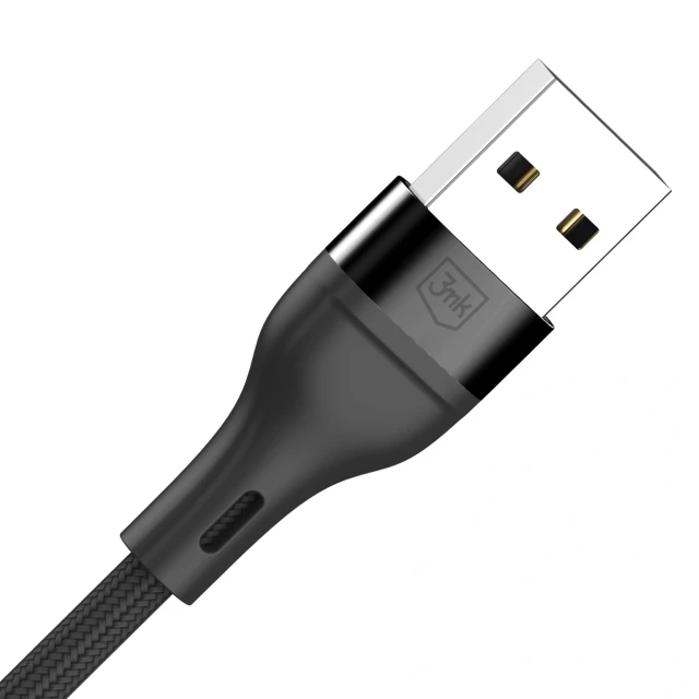 Кабель 3mk Hyper Cable N-SERIES 3 in 1 USB-A / Lightning / Micro 1.2m Black (5903108681995)