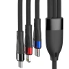 Кабель 3mk Hyper Cable N-SERIES 3 in 1 USB-A / Lightning / Micro 1.2m Black (5903108681995)