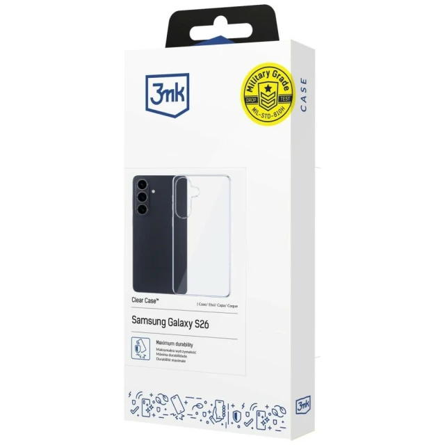 Чохол 3mk Clear Case для Samsung Galaxy S26 (3MK_5903108684361)