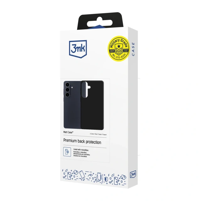 Чохол 3mk Matt Case для Samsung Galaxy S26 Black (3MK_5903108684385)