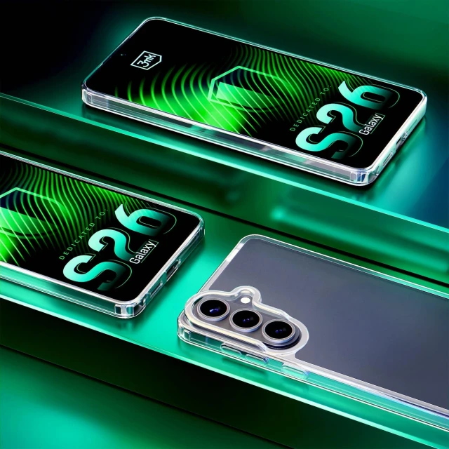 Чехол 3mk Armor Case для Samsung Galaxy S26 Pro Clear (5903108705660)