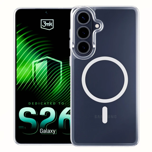 Чехол 3mk Armor MagCase для Samsung Galaxy S26 Pro Clear (5903108705707)