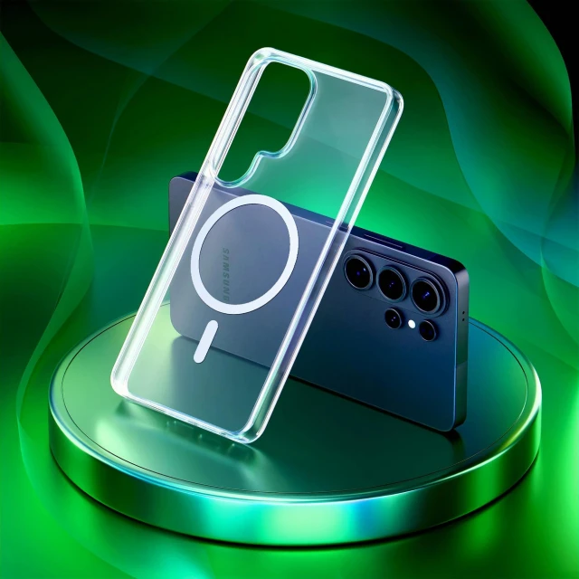 Чохол 3mk Clear MagCase для Samsung Galaxy S26 Ultra Clear with MagSafe (5903108705868)