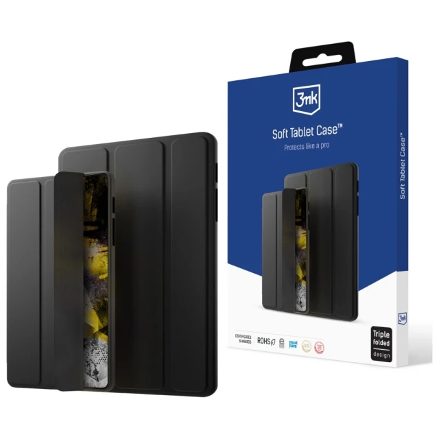 Чехол 3mk Soft Tablet Case для Samsung Galaxy Tab A11 Plus Black (5903108724975)