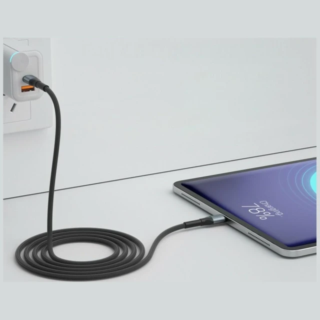 Кабель 3mk Hyper Cable N-SERIES USB-C to Micro USB 3m QC 3.0 5V/2A 10W Black (5903108739207)