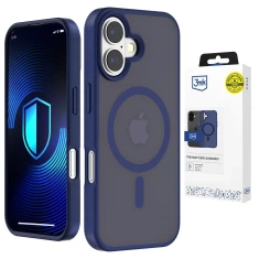 Чохол 3mk Smoke MagCase для iPhone 17 Blue-Translucent with MagSafe (5903108741033)