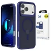 Чохол 3mk Smoke MagCase для iPhone 17 Pro Синій with MagSafe (5903108741040)