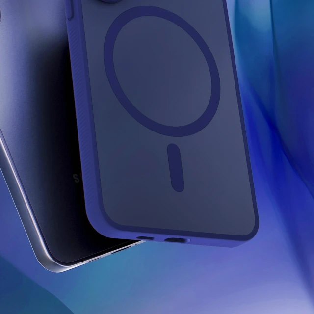 Чохол 3mk Smoke MagCase для Samsung Galaxy S25 Blue (5903108741088)