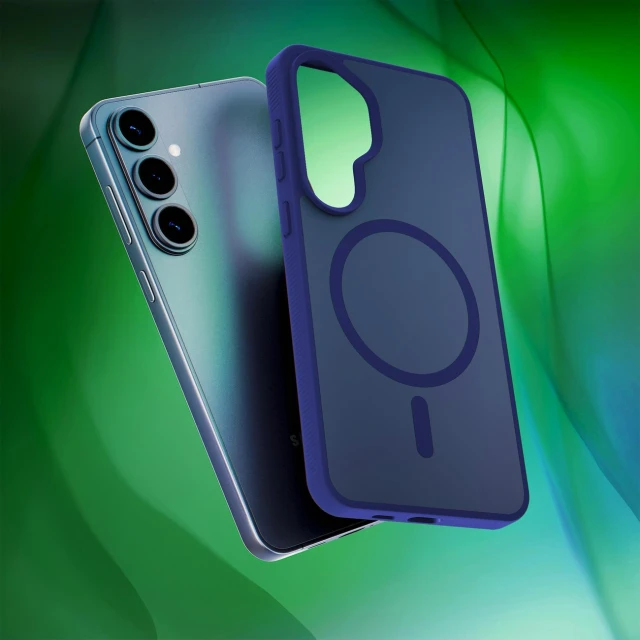Чохол 3mk Smoke MagCase для Samsung Galaxy S26 Plus Blue with MagSafe (5903108741125)
