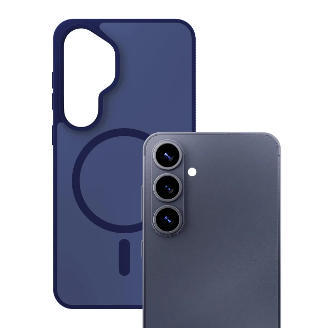 Чохол 3mk Smoke MagCase для Samsung Galaxy S26 Plus Blue with MagSafe (5903108741125)