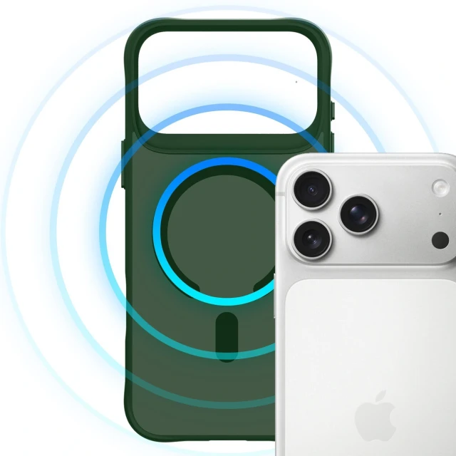 Чохол 3mk Smoke MagCase для iPhone 17 Pro Green with MagSafe (5903108741170)