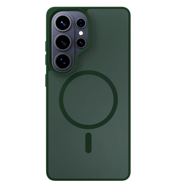 Чохол 3mk Smoke MagCase для Samsung Galaxy S26 Ultra Green (5903108741248)