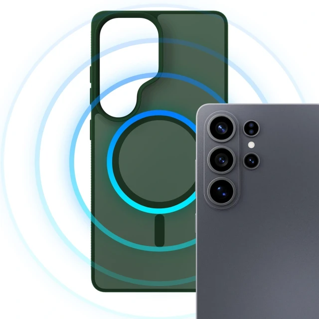 Чохол 3mk Smoke MagCase для Samsung Galaxy S26 Ultra Green (5903108741248)