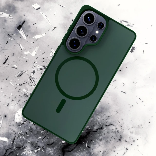Чохол 3mk Smoke MagCase для Samsung Galaxy S26 Ultra Green (5903108741248)